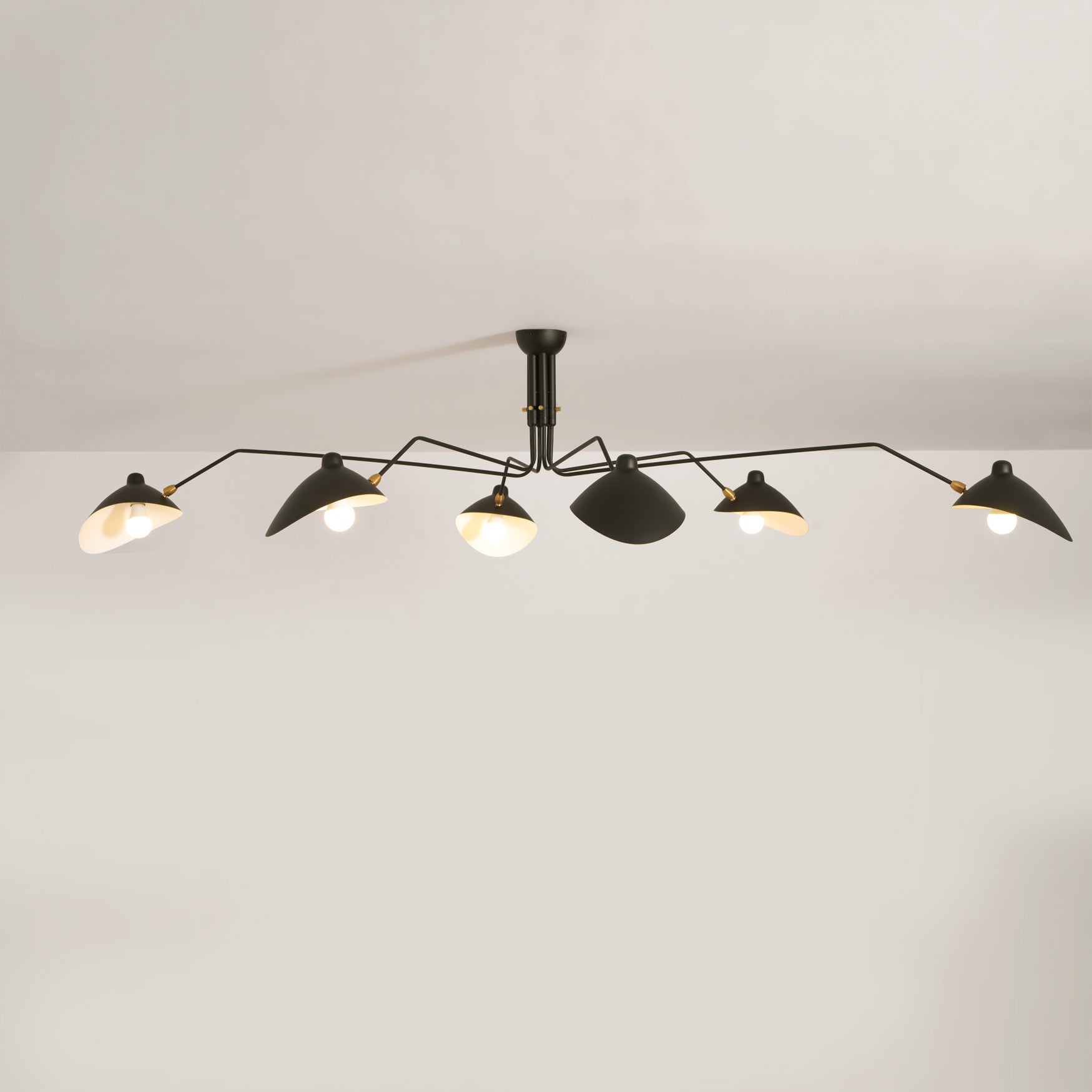 Ceiling Light Multi Arm | Adjustable Fixture with 3 or 6 Heads