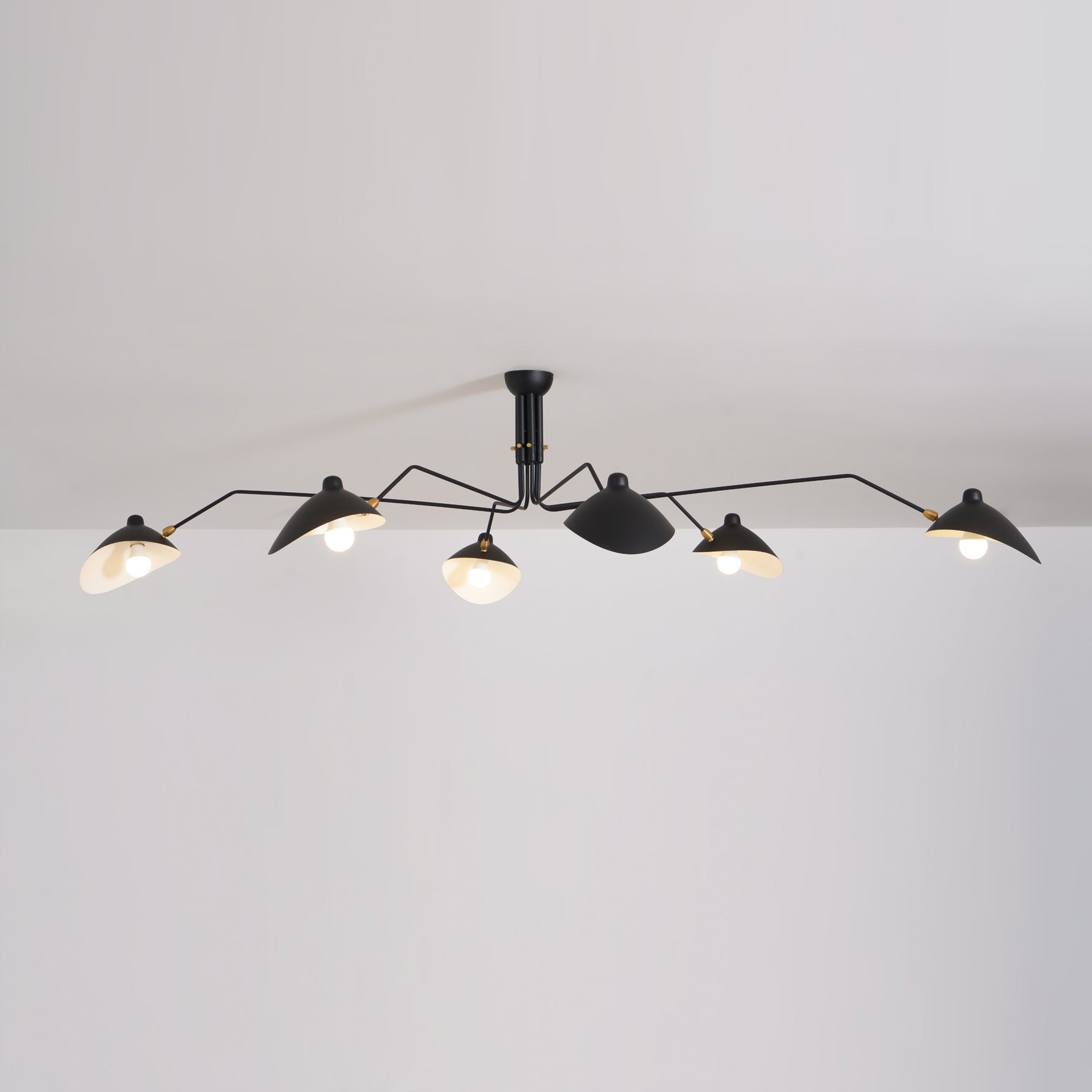 Ceiling Light Multi Arm | Adjustable Fixture with 3 or 6 Heads
