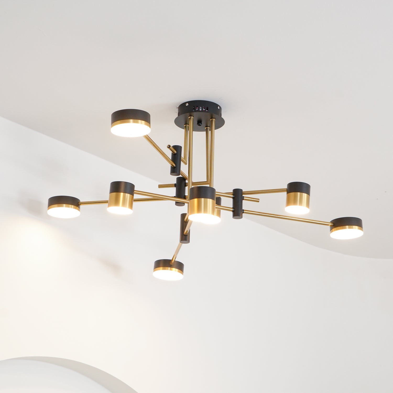 Ceiling Light Multi Arm | Integrated LED Fixture