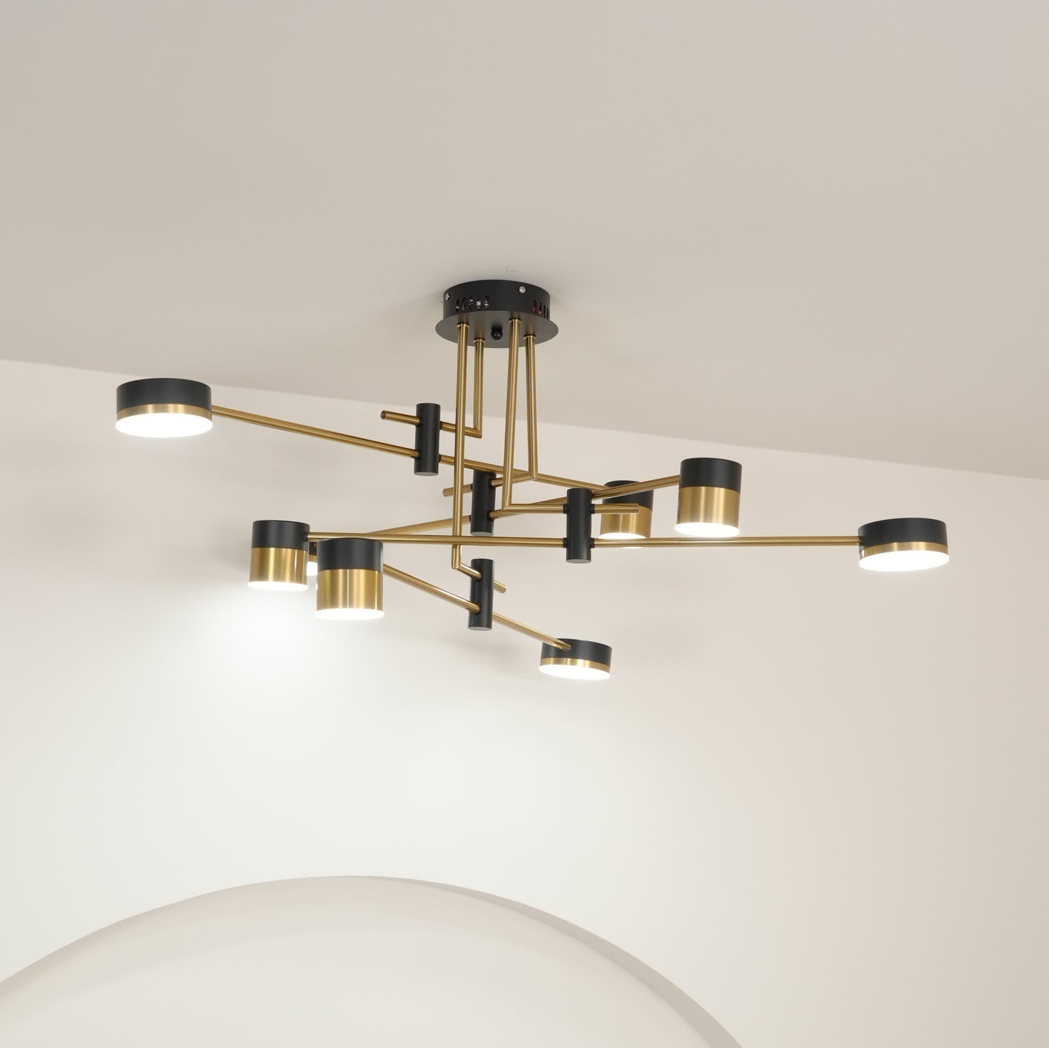 Ceiling Light Multi Arm | Integrated LED Fixture