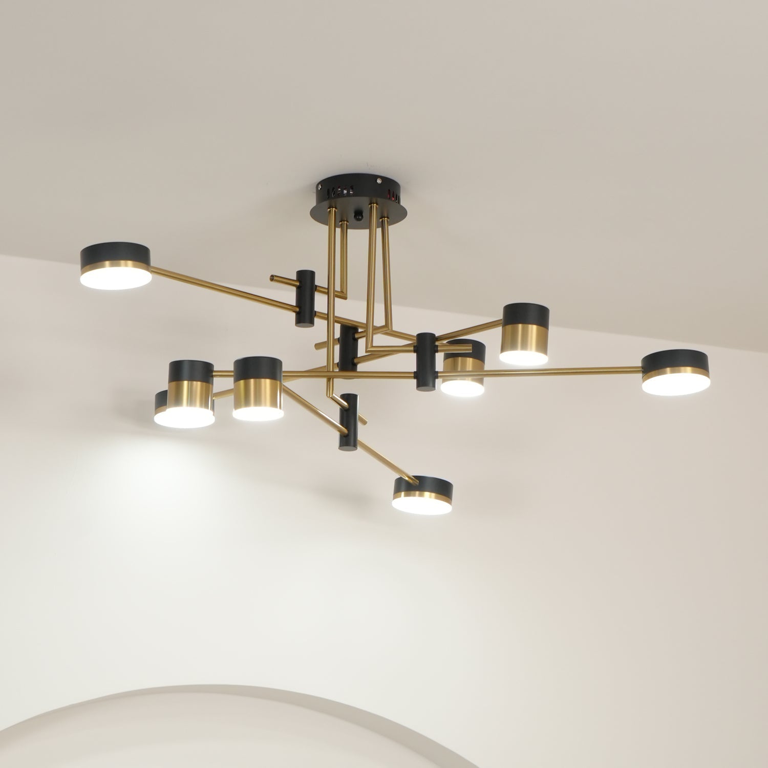 Ceiling Light Multi Arm | Integrated LED Fixture