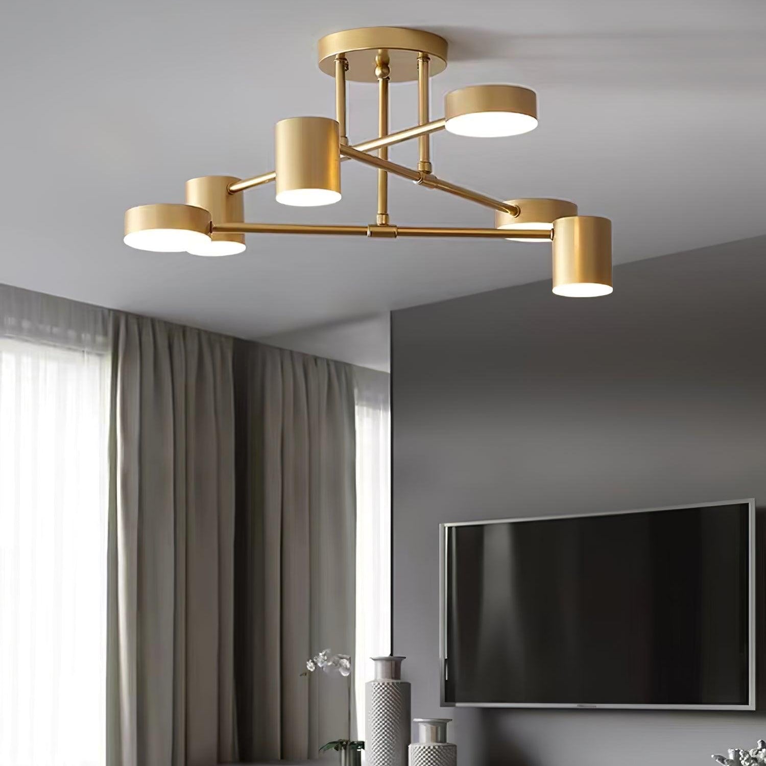Ceiling Light | Modern Multi-Arm Lamp