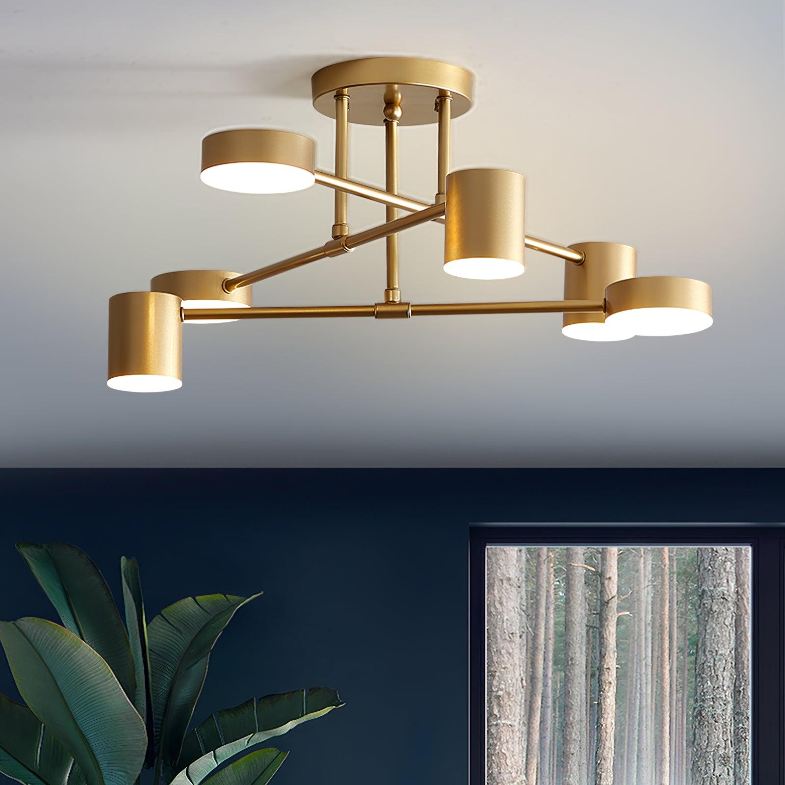 Ceiling Light | Modern Multi-Arm Lamp