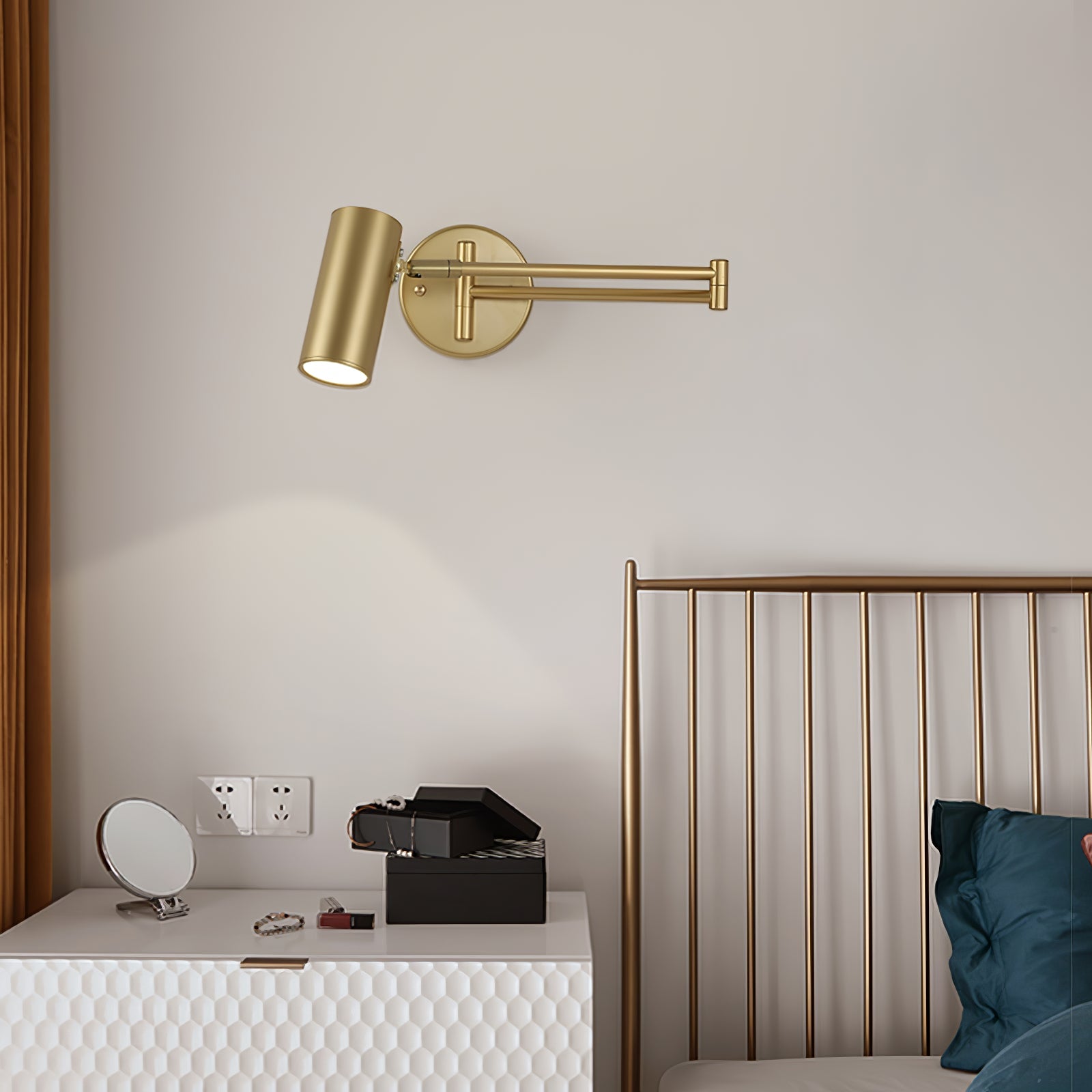 Wall Light Adjustable | Swing Arm LED Fixture