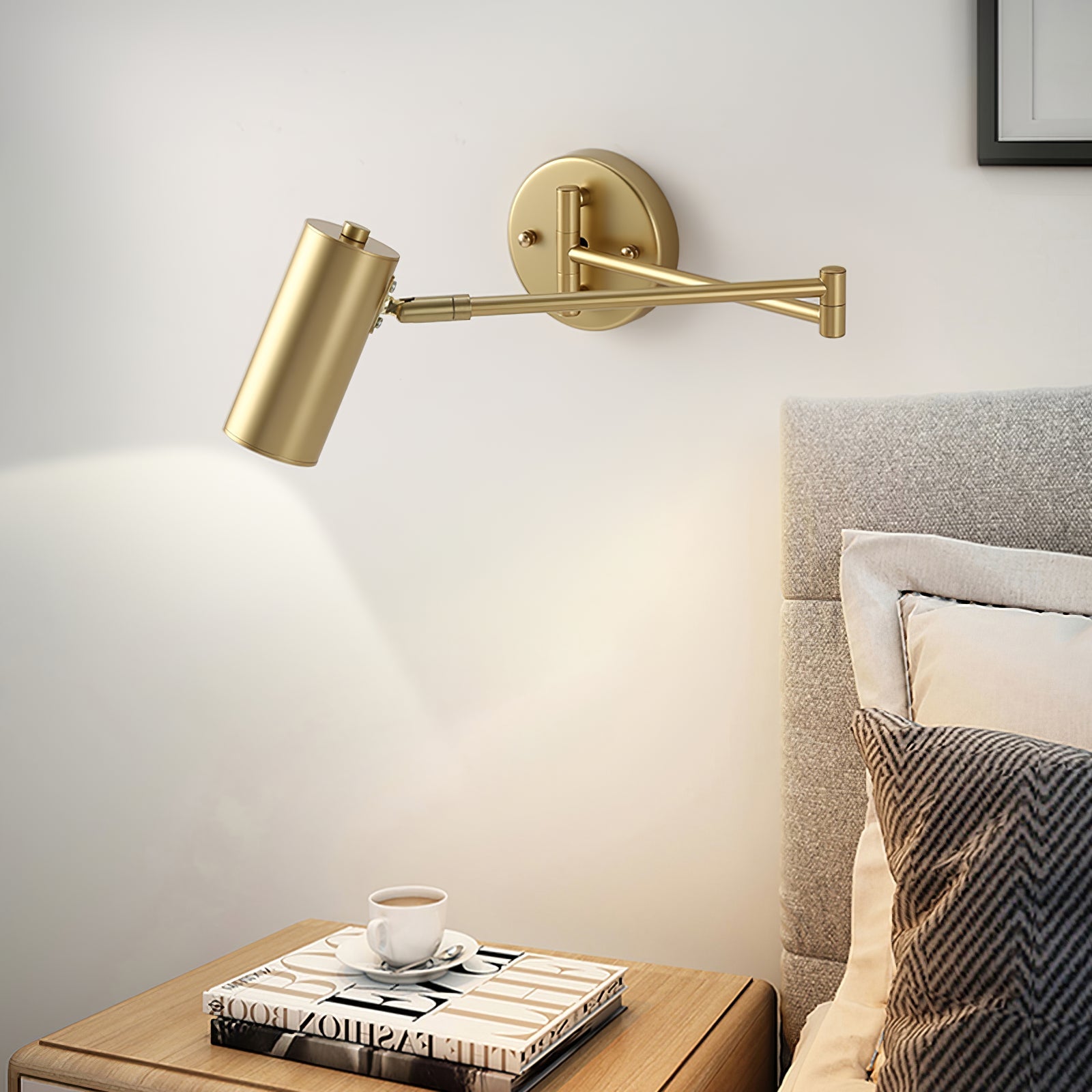Wall Light Adjustable | Swing Arm LED Fixture