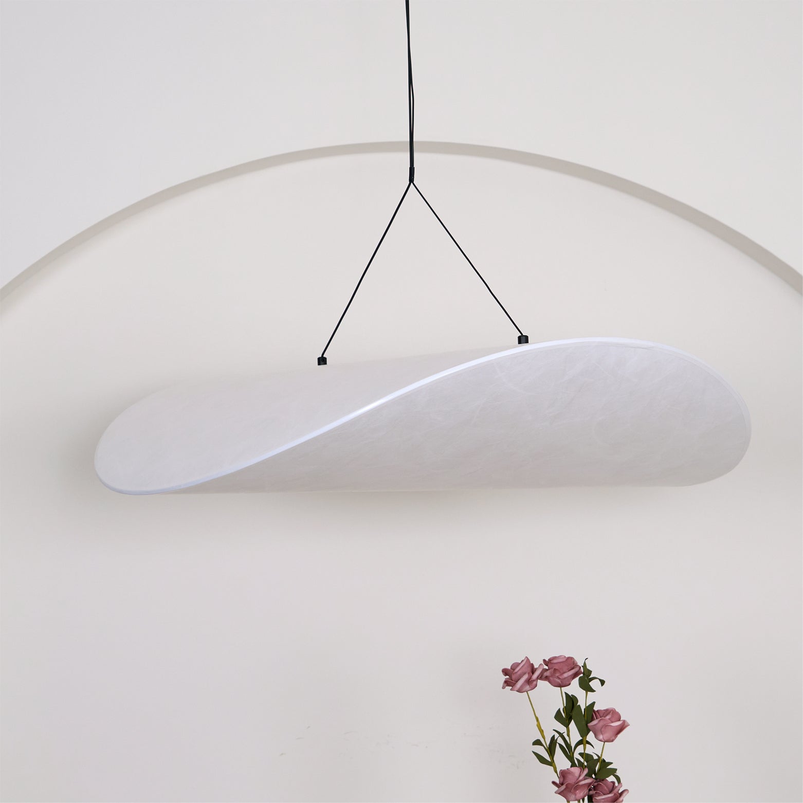 Pendant Light LED | Curved Shade Ceiling Design