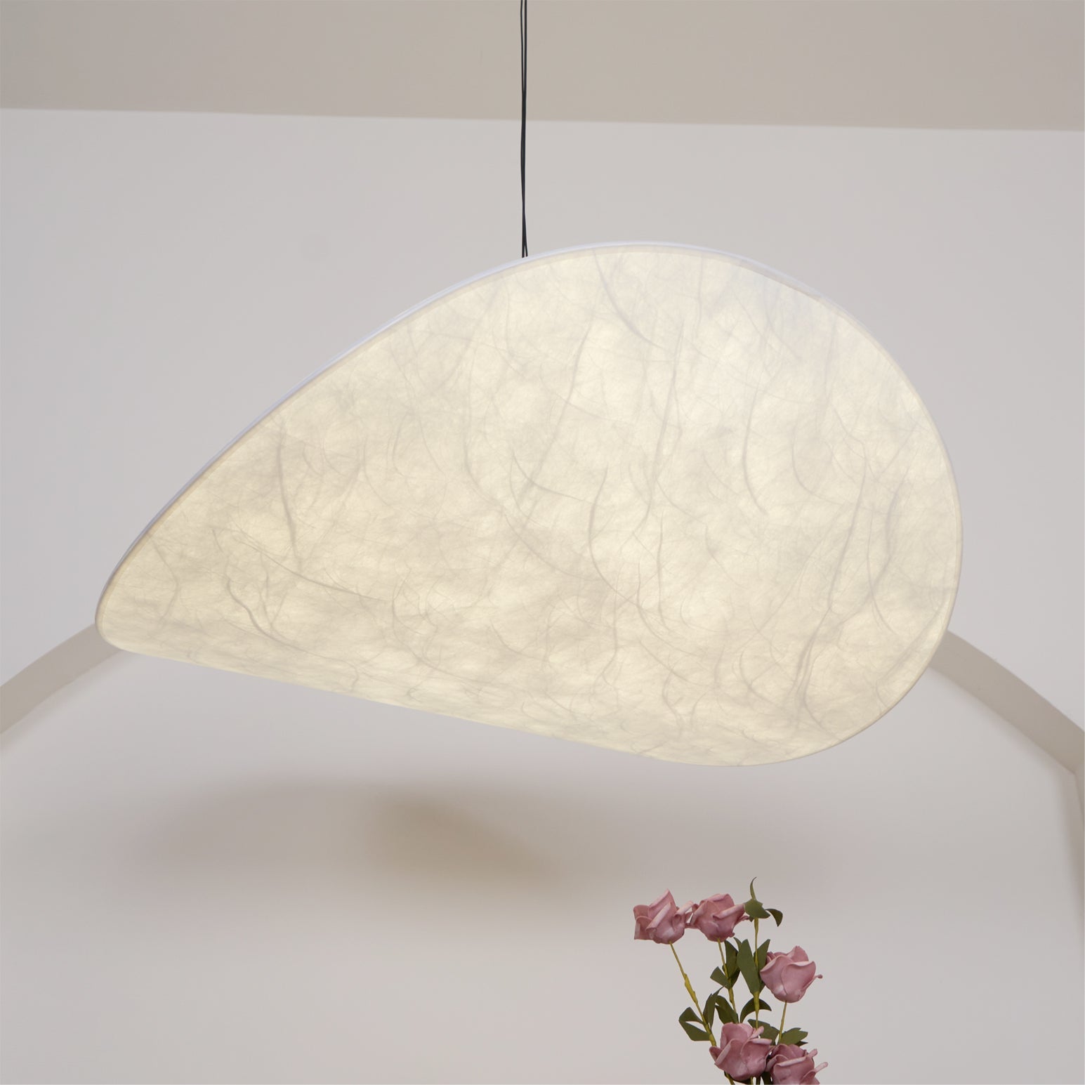 Pendant Light LED | Curved Shade Ceiling Design