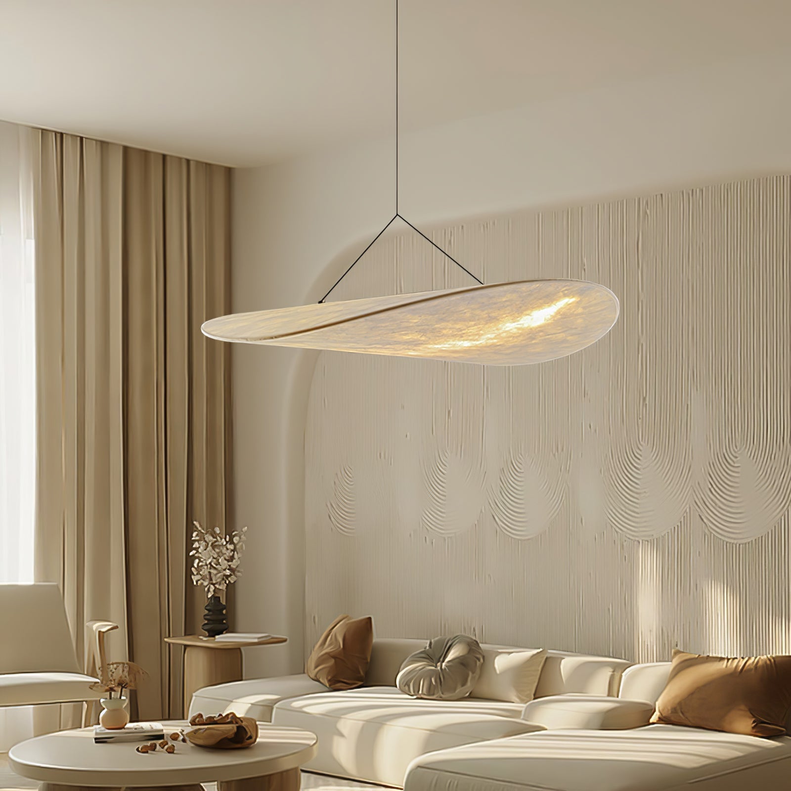 Pendant Light LED | Curved Shade Ceiling Design