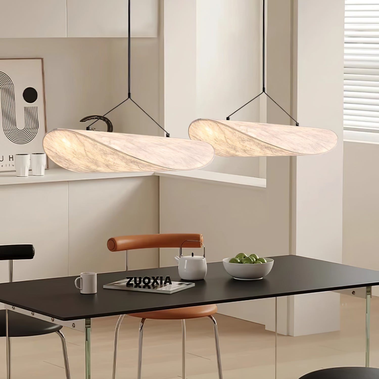 Pendant Light LED | Curved Shade Ceiling Design