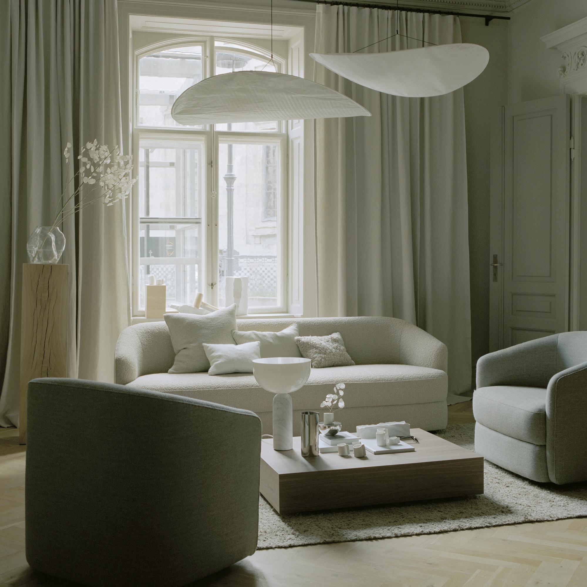 Pendant Light LED | Curved Shade Ceiling Design