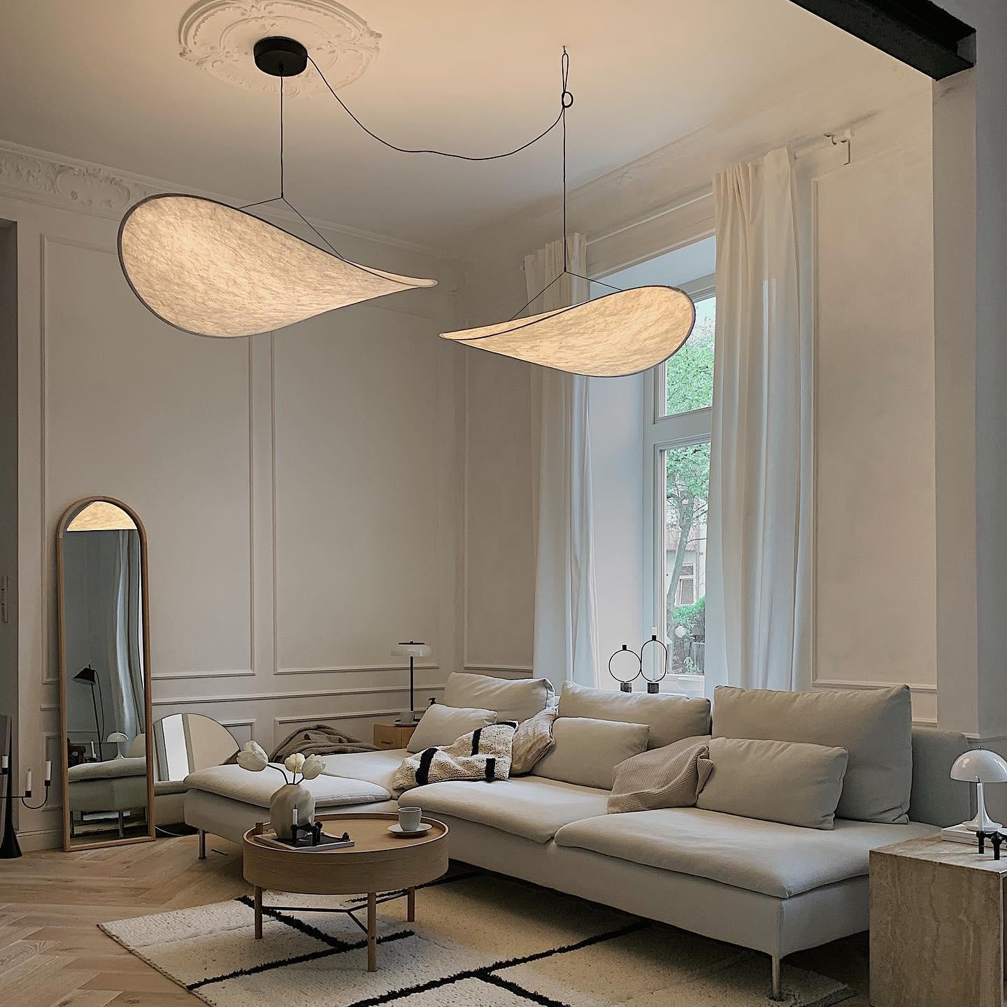 Pendant Light LED | Curved Shade Ceiling Design