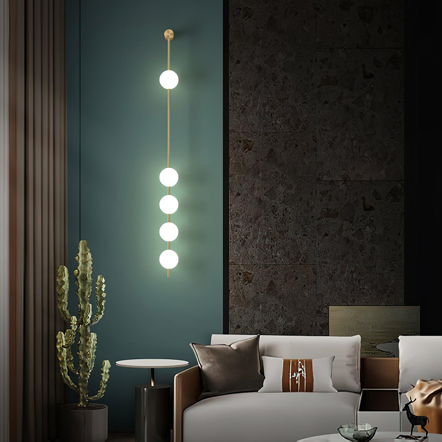 Wall Light LED | Multi-Globe Vertical Design