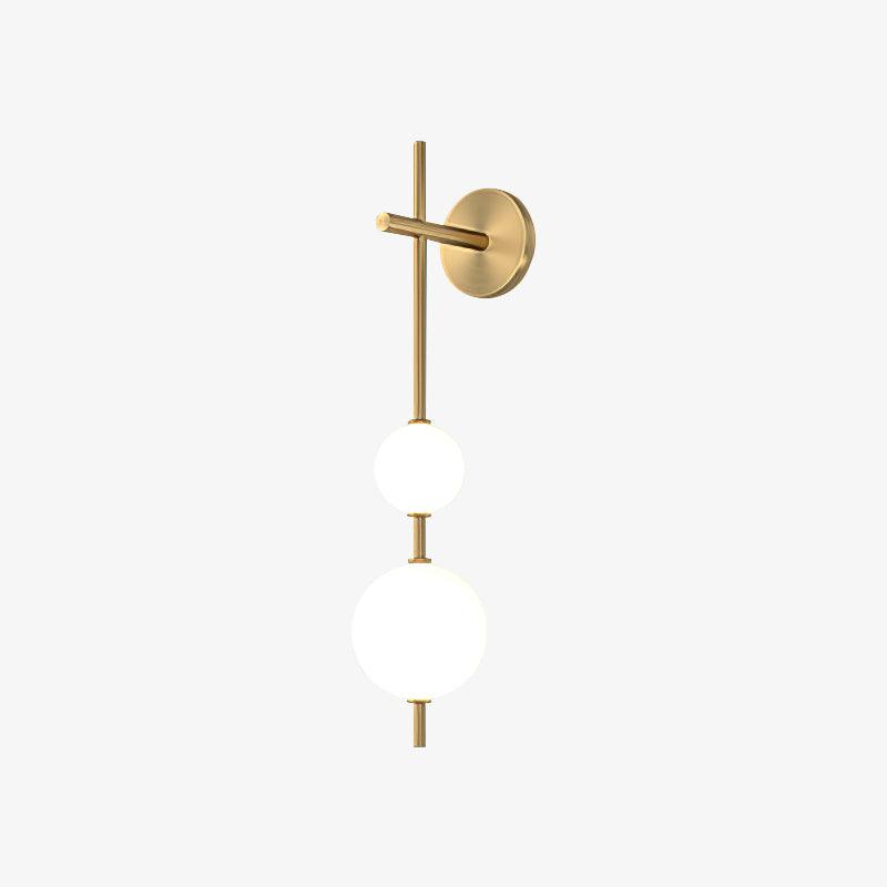 Bedroom Modern Wall Light | Vertical Glass Globe