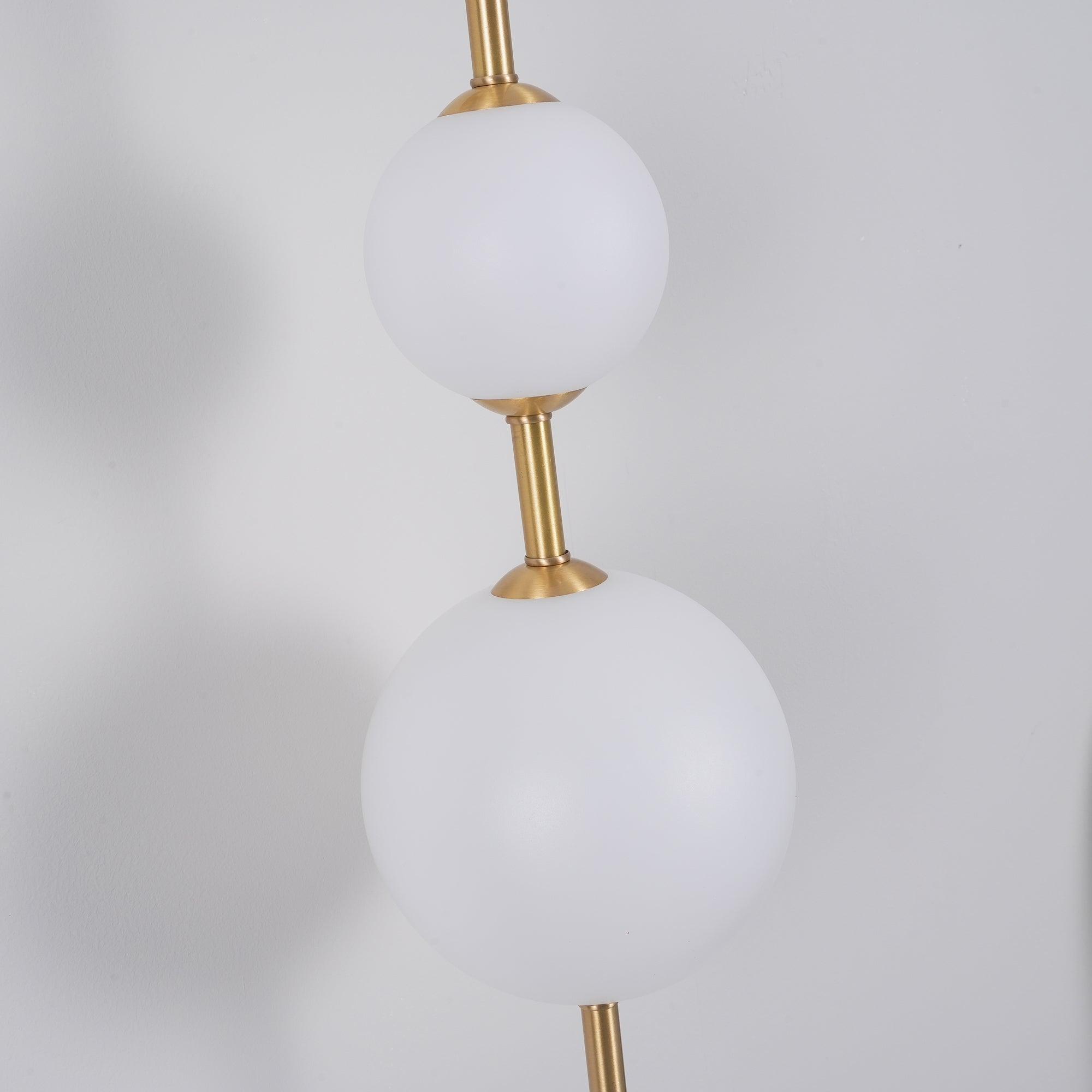 Bedroom Modern Wall Light | Vertical Glass Globe