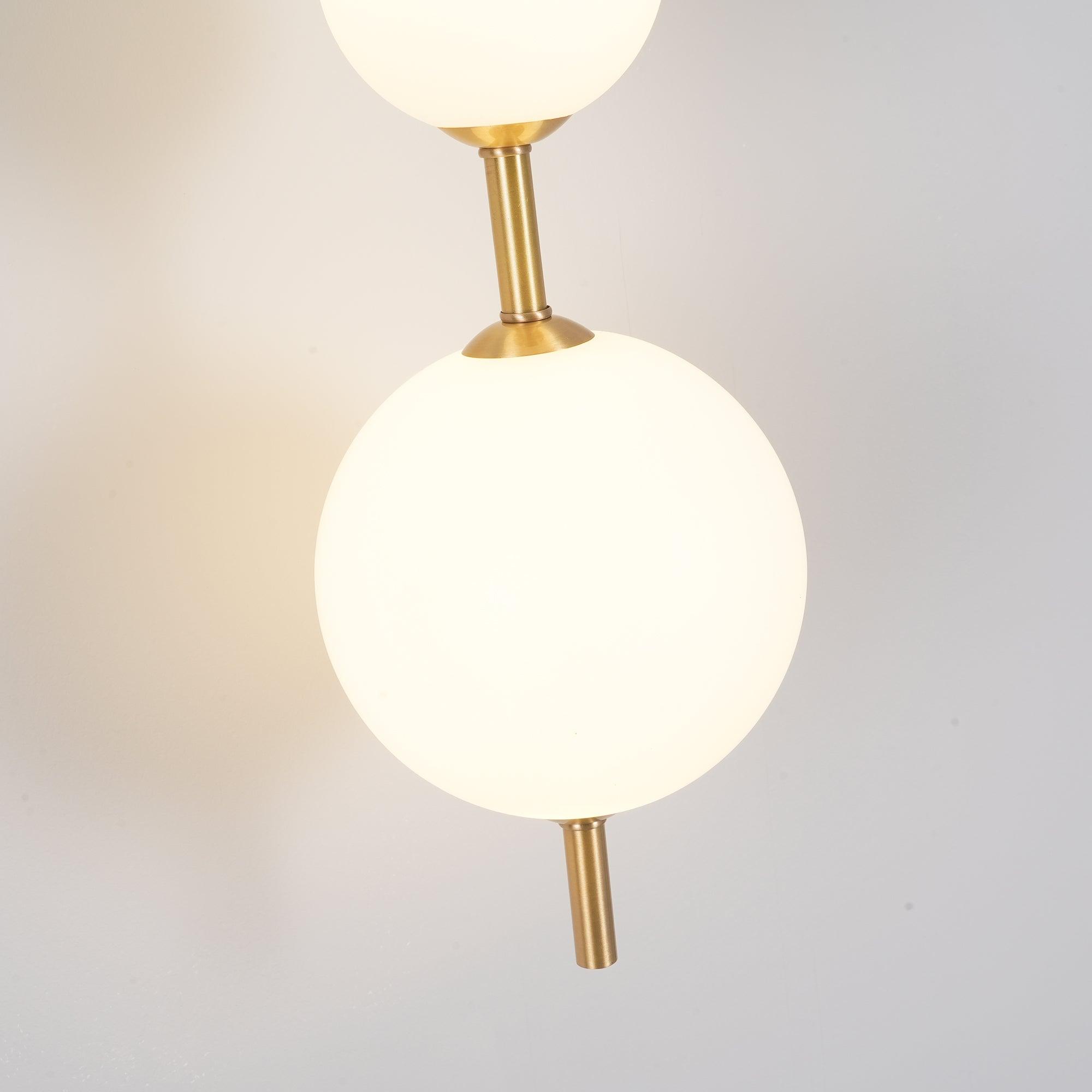 Bedroom Modern Wall Light | Vertical Glass Globe