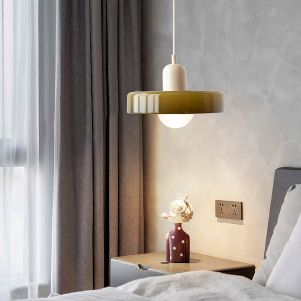 Dining Room Modern Pendant Light | Bauhaus Glass Halo