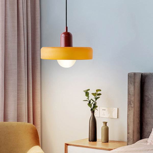 Dining Room Modern Pendant Light | Bauhaus Glass Halo
