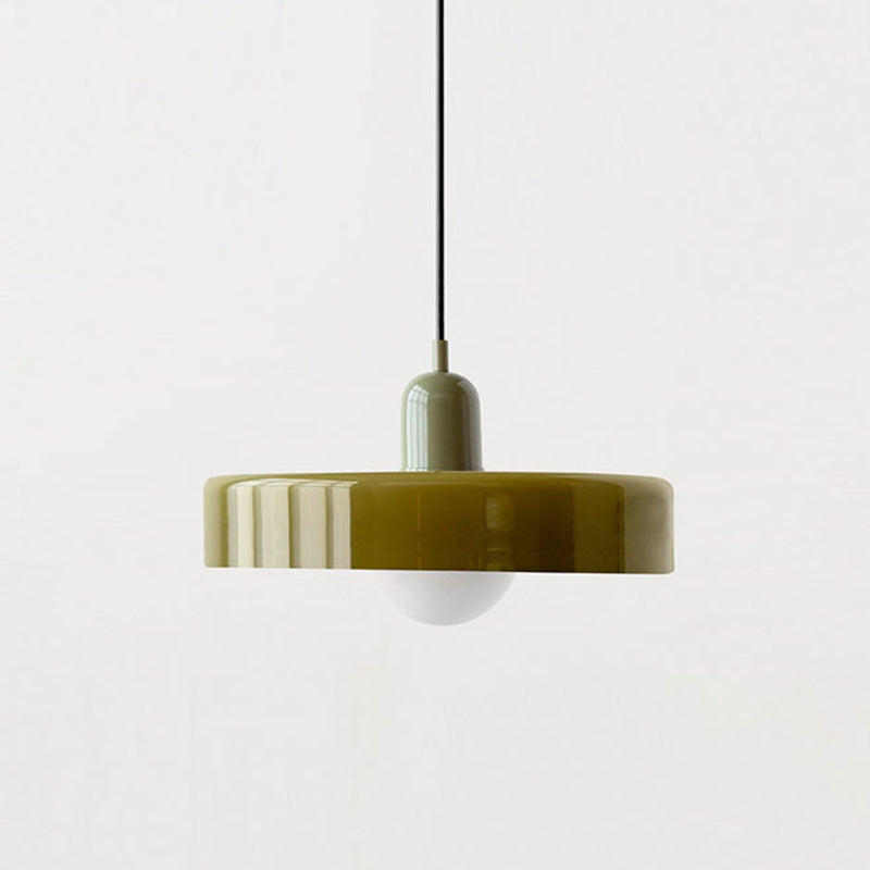 Dining Room Modern Pendant Light | Bauhaus Glass Halo