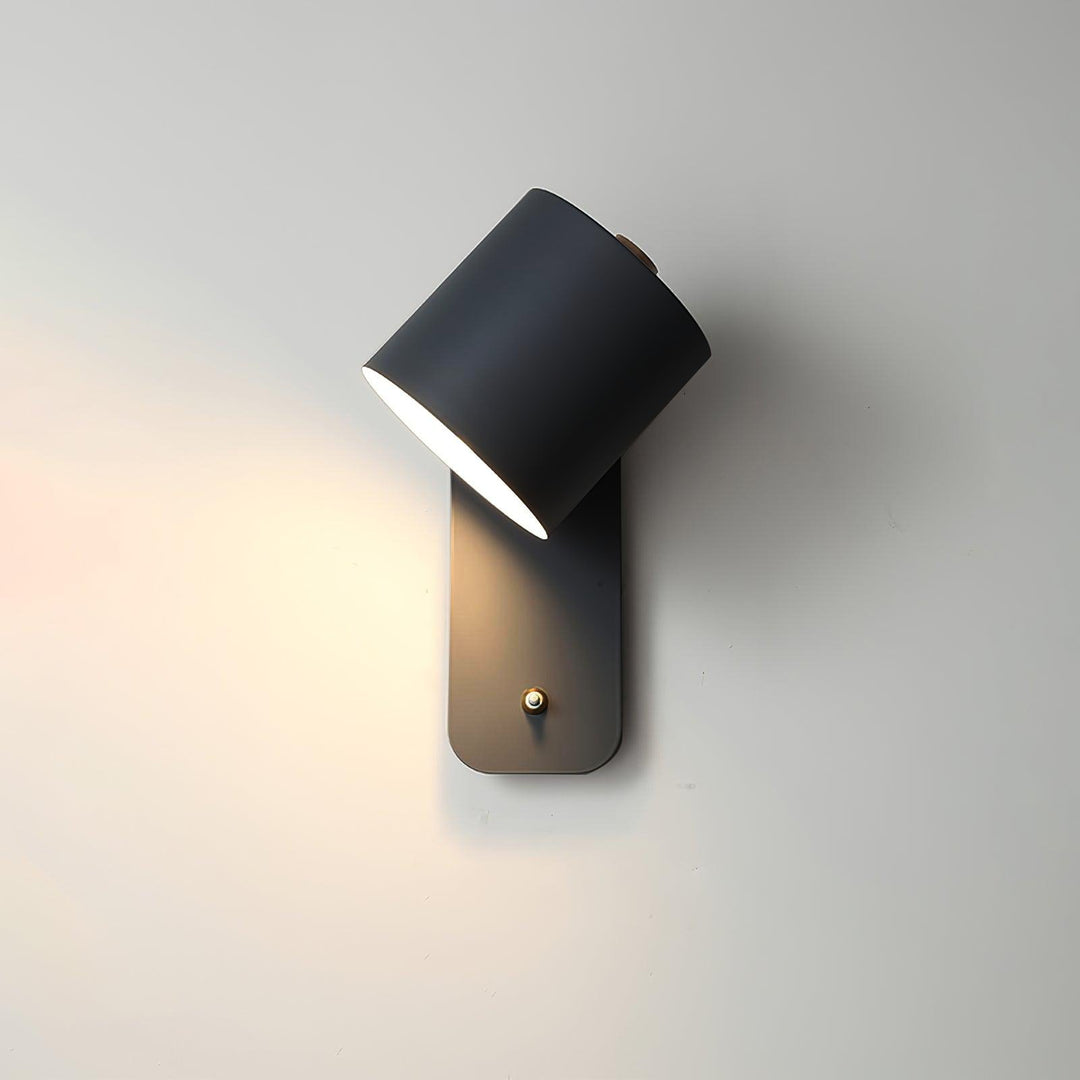 Wall Light Adjustable | Cylindrical Shade Fixture