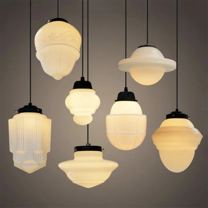 Pendant Light | Frosted Dome Ceiling Lamp