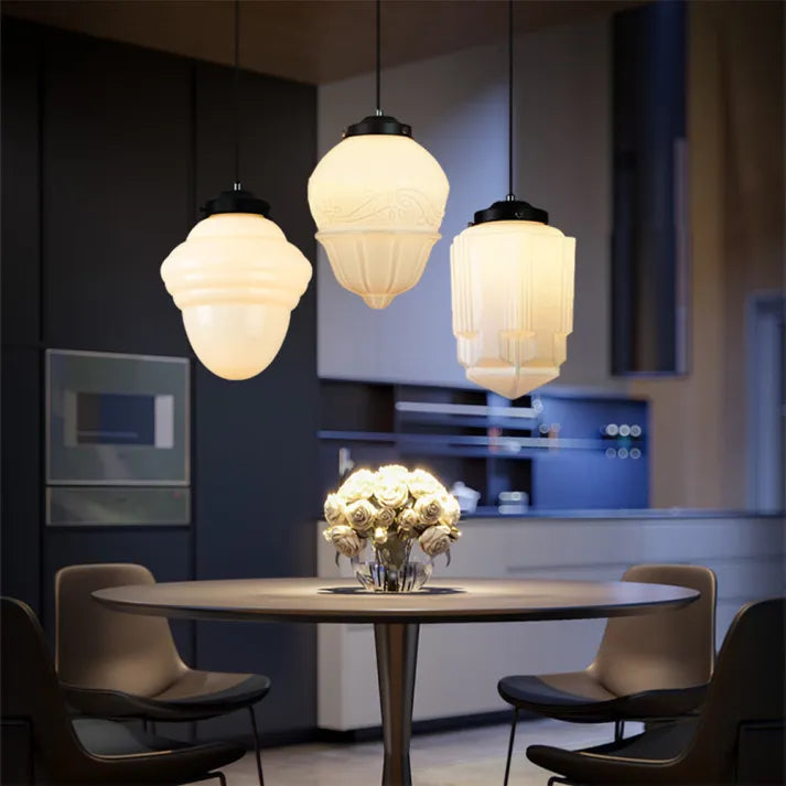 Pendant Light | Frosted Dome Ceiling Lamp