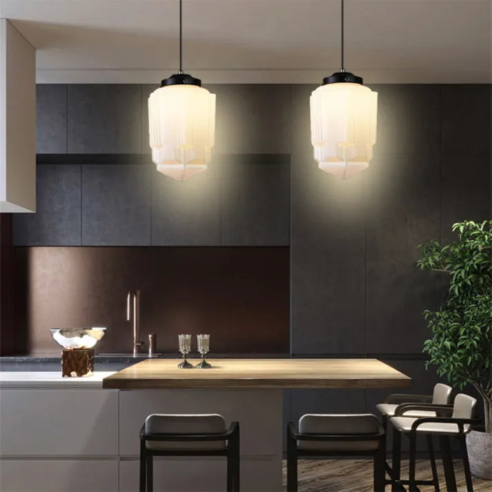 Pendant Light | Frosted Dome Ceiling Lamp