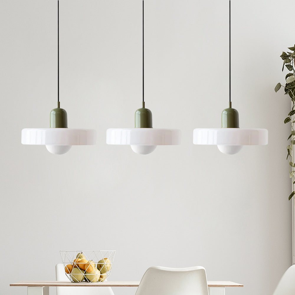 Modern Pendant Light | Triple Glass Ceiling Fixture