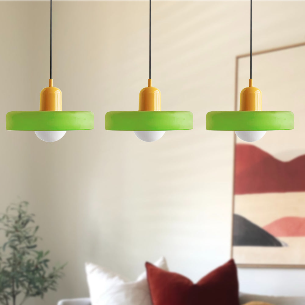 Modern Pendant Light | Triple Glass Ceiling Fixture
