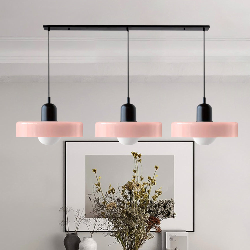 Modern Pendant Light | Triple Glass Ceiling Fixture
