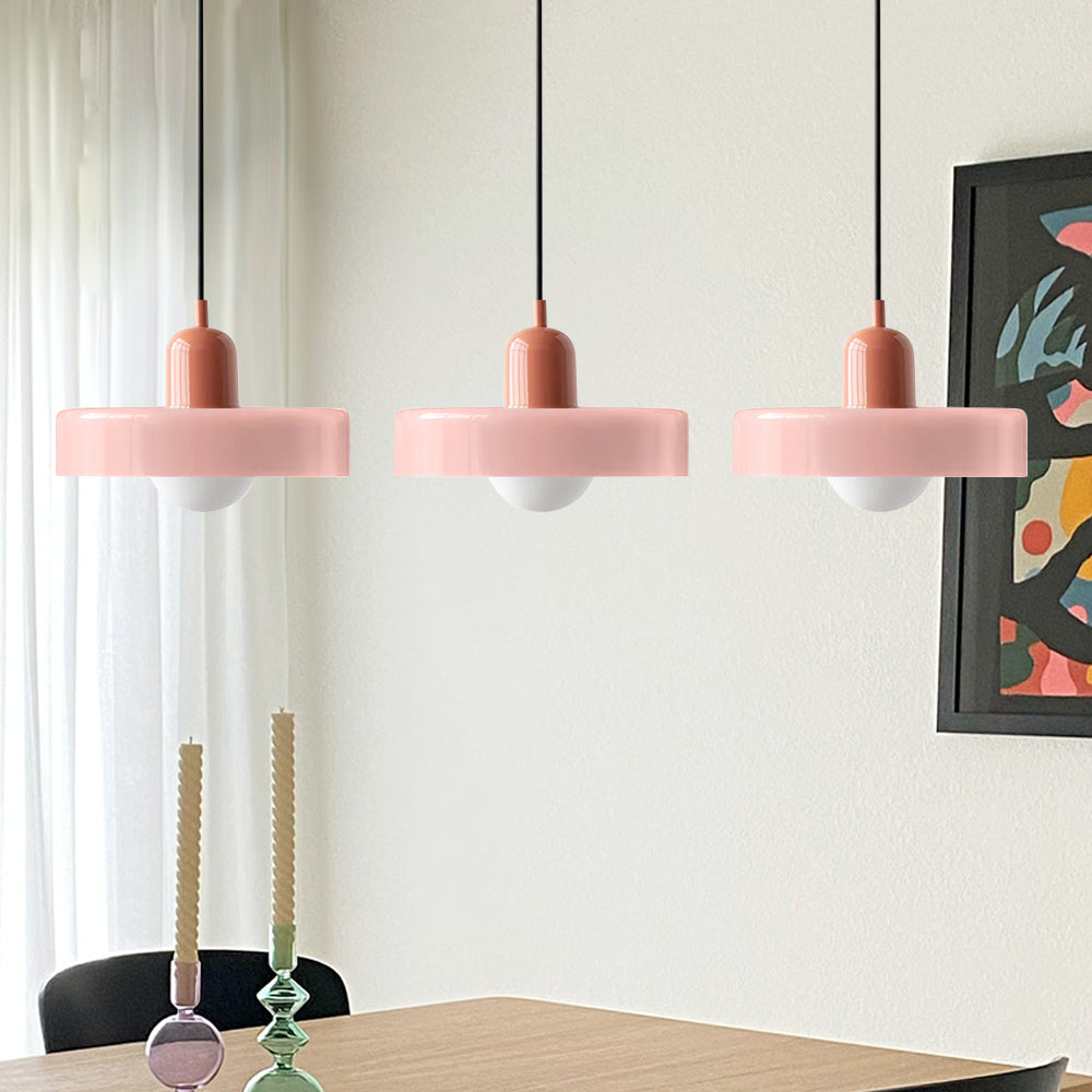 Modern Pendant Light | Triple Glass Ceiling Fixture