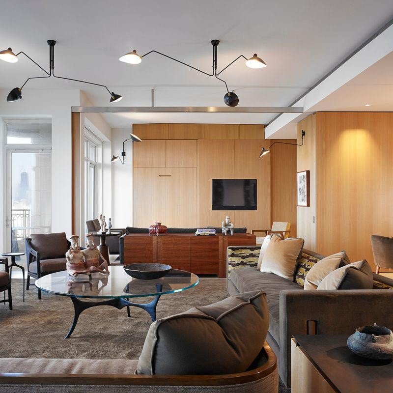 Ceiling Light Multi Arm | Adjustable Fixture with 3 or 6 Heads