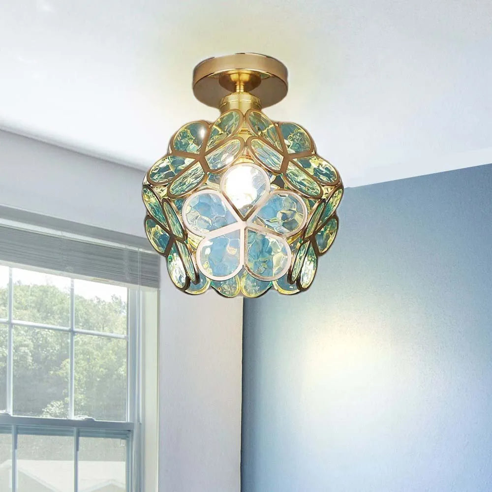 Ceiling Light | Flower Style Flush Mount Fixture