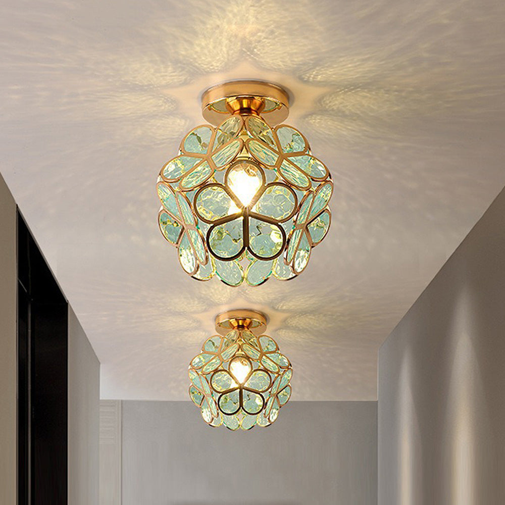 Ceiling Light | Flower Style Flush Mount Fixture