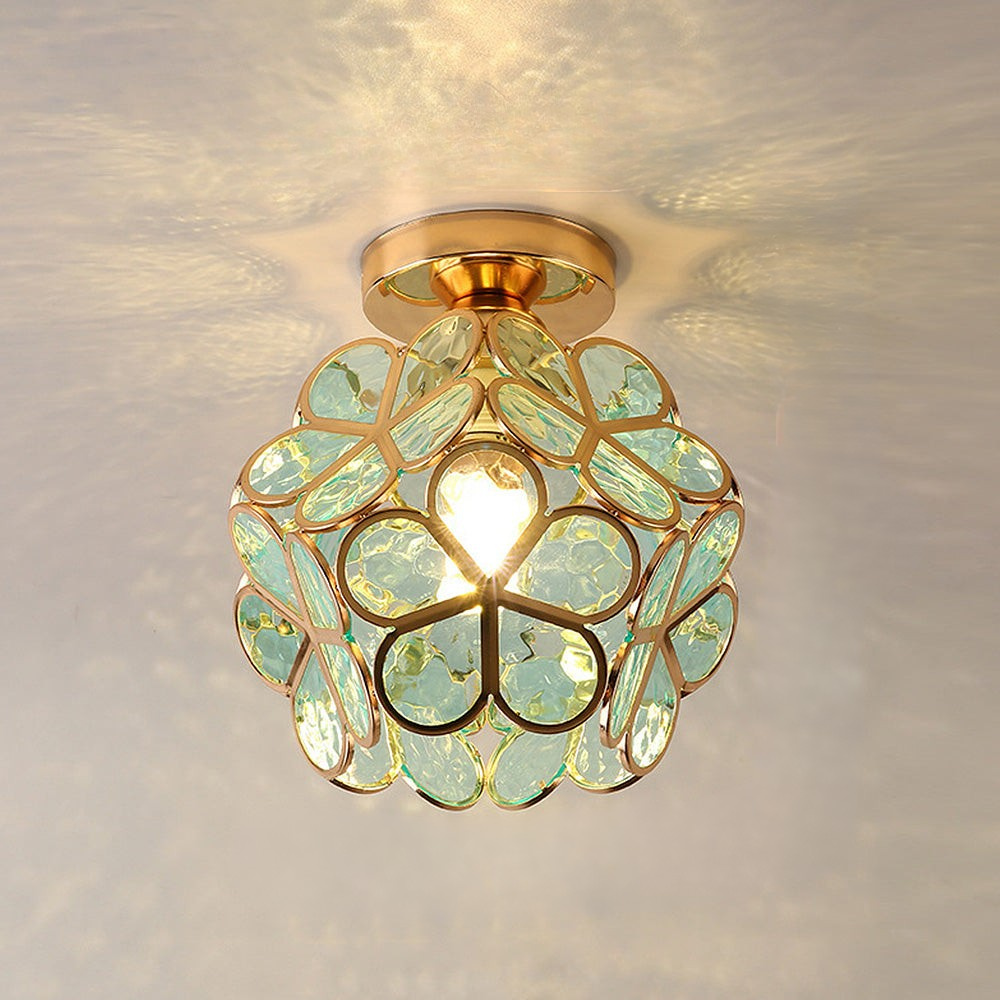 Ceiling Light | Flower Style Flush Mount Fixture