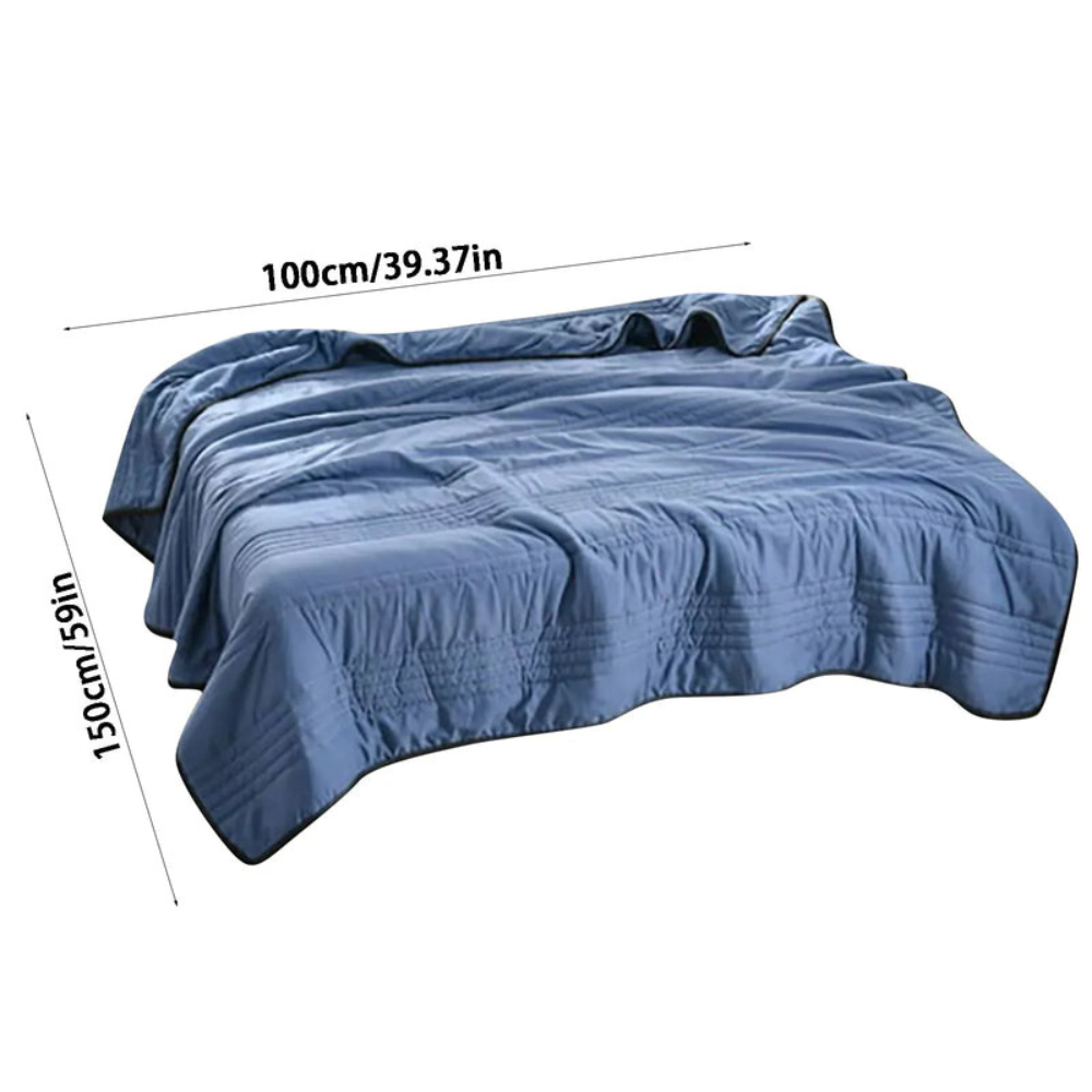 Cooling Weighted Blanket | Lightweight Breathable Cover for All Season Comfort