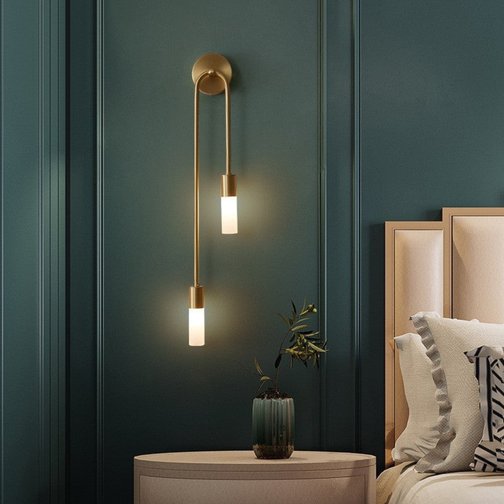Modern Dual Glow LED Wall Light | Sleek Bedside Lighting for Bedrooms and Hallways