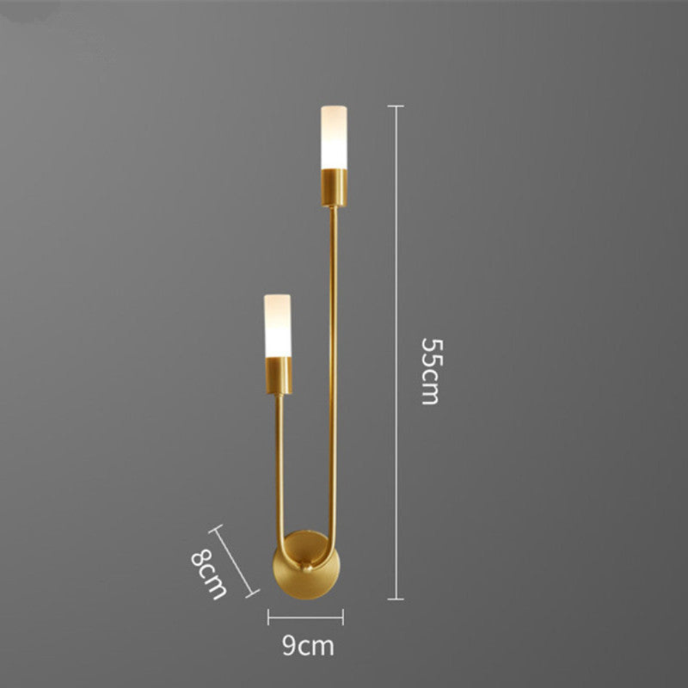 Modern Dual Glow LED Wall Light | Sleek Bedside Lighting for Bedrooms and Hallways