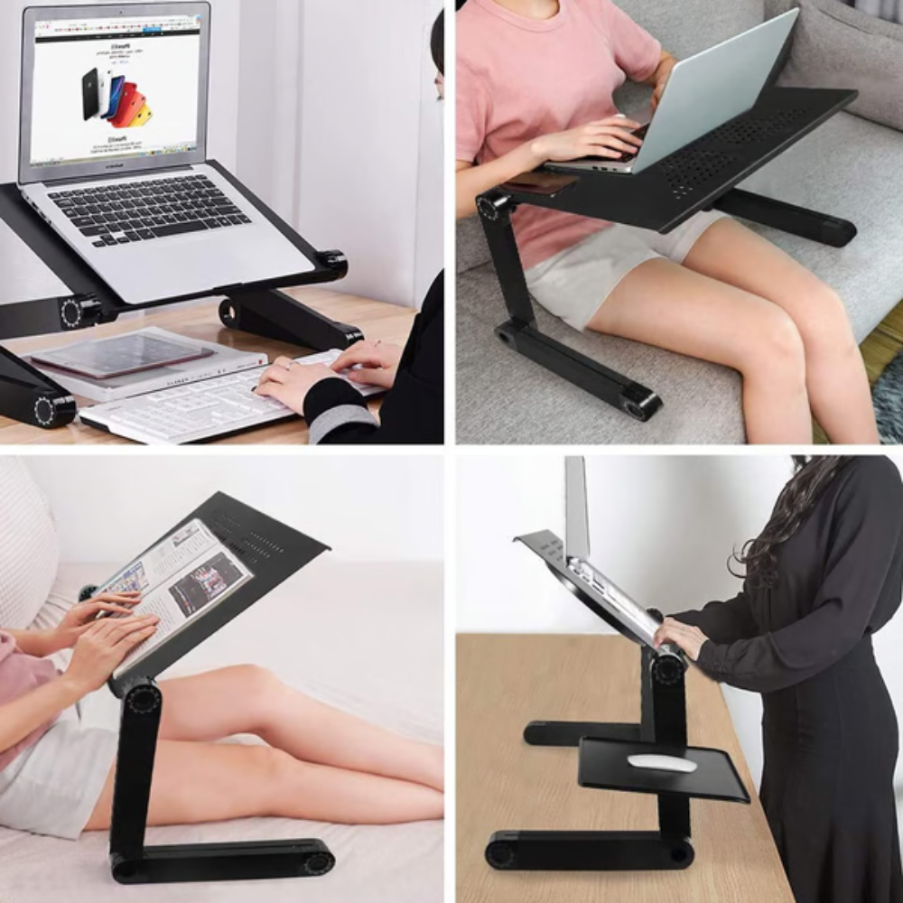 Ergonomic Laptop Stand | 360° Adjustable for Flexible Workstations
