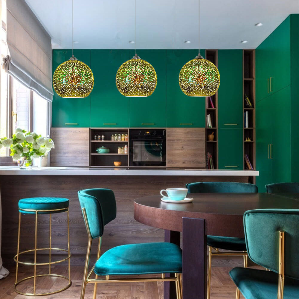 Pendant Light | Fireworks Globe Ceiling Fixture