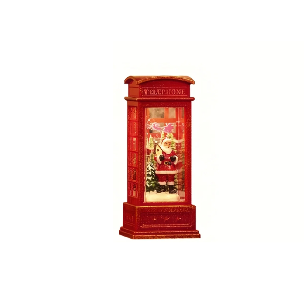 Christmas Table Decoration | Telephone Booth Ornament