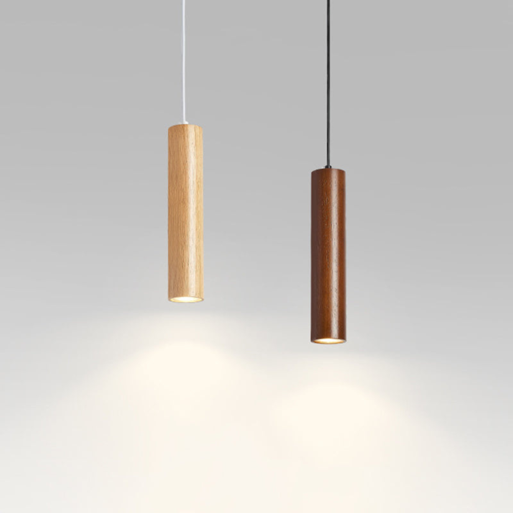 Cylindrical LED Pendant Light for Bedroom | Minimalist Modern Kitchen Island Fixture
