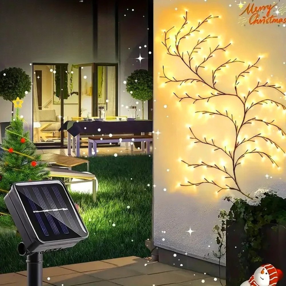 Outdoor Christmas Lights Decoration | Solar Vine String Lights