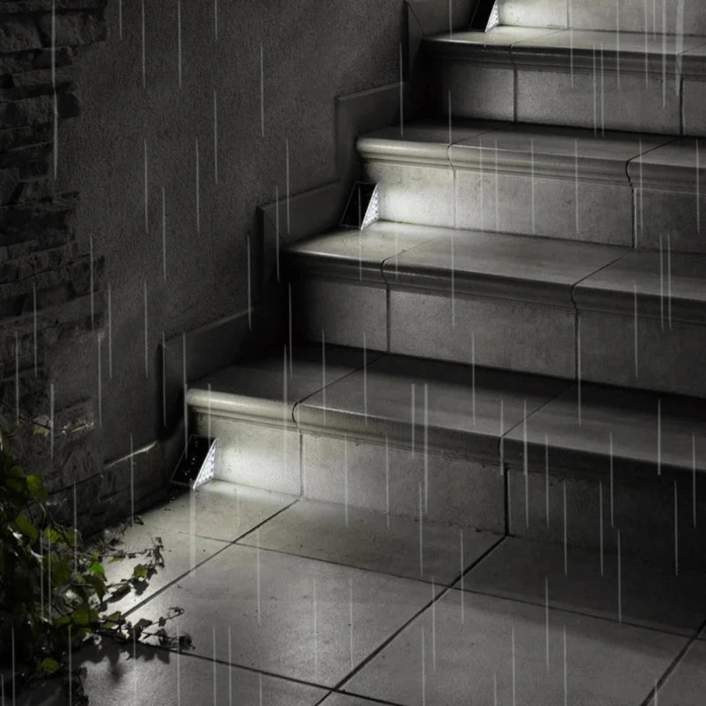 Outdoor Solar Lights | Modern Stair Lamps for Pathways and Gardens