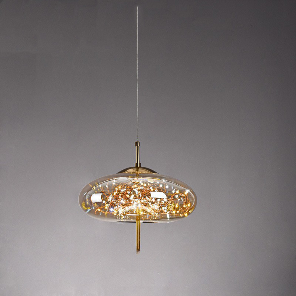 Pendant Light | Transparent Cylinder Fixture