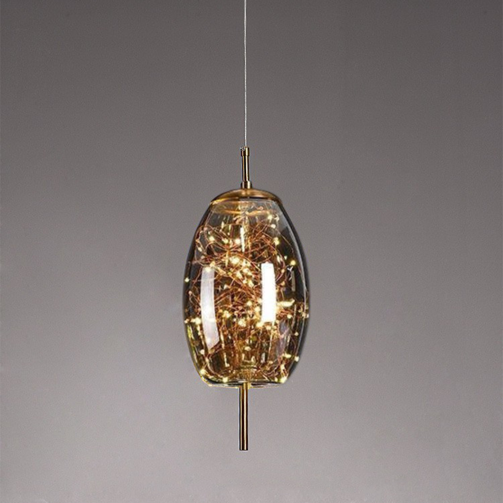 Pendant Light | Transparent Cylinder Fixture