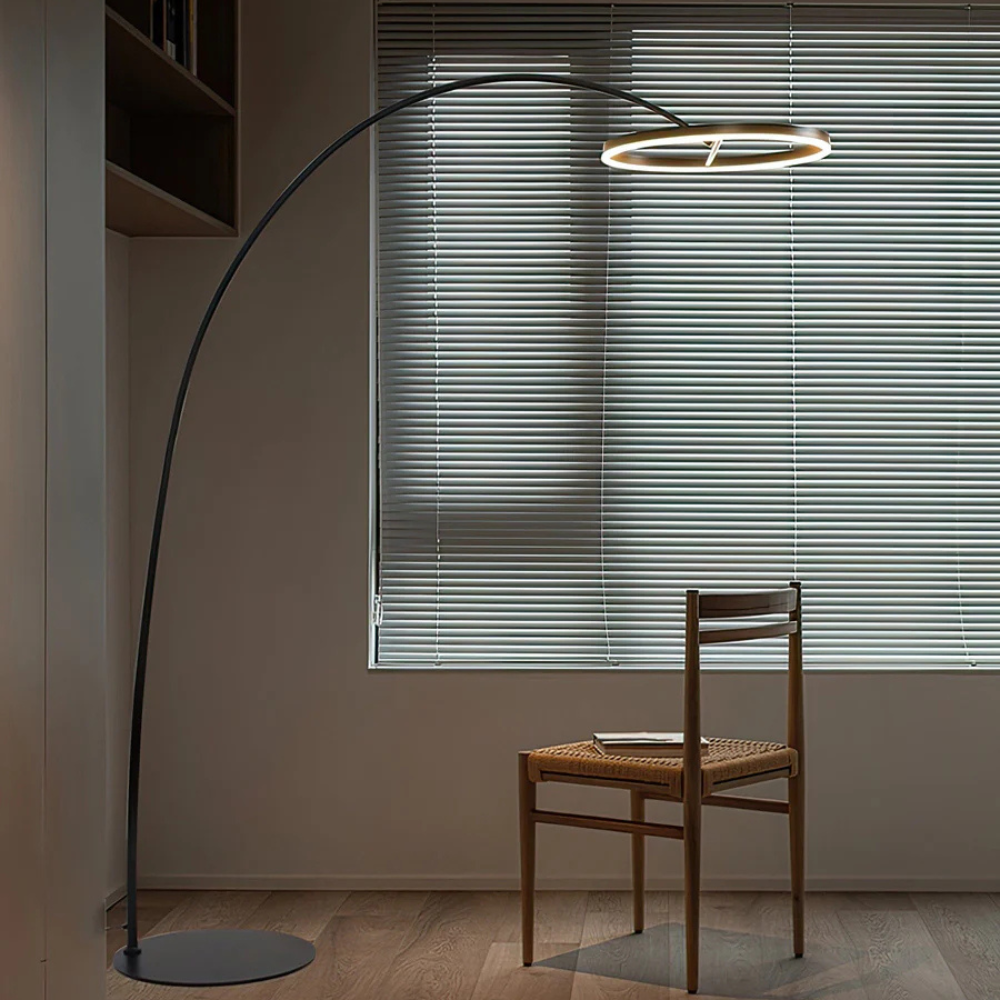 LED Angler Style Floor Lamp | Modern Adjustable Standing Light