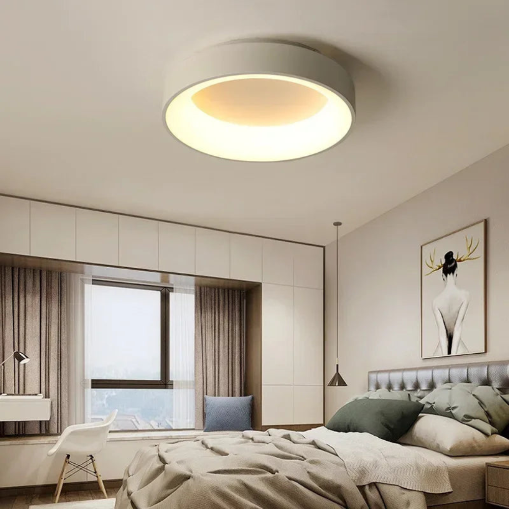 LED Ceiling Light | Nordic Round Fixture for Living Rooms and Bedrooms