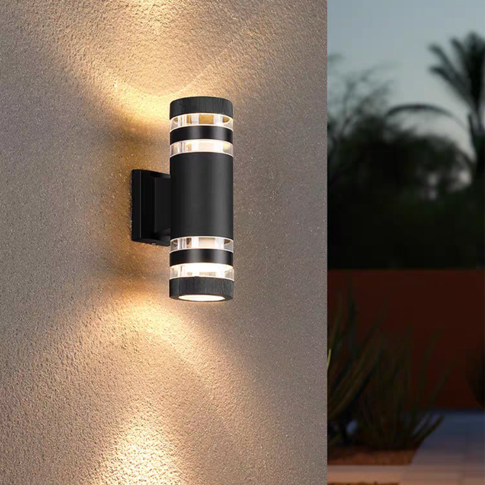 Modern Up Down LED Wall Light | Waterproof Outdoor Sconce for Porch, Garden & Entryway