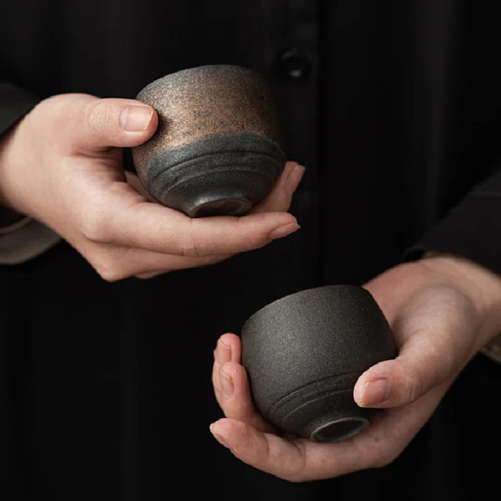 Kitchen Rustic Espresso Cups Set | Traditional Ceramic Design