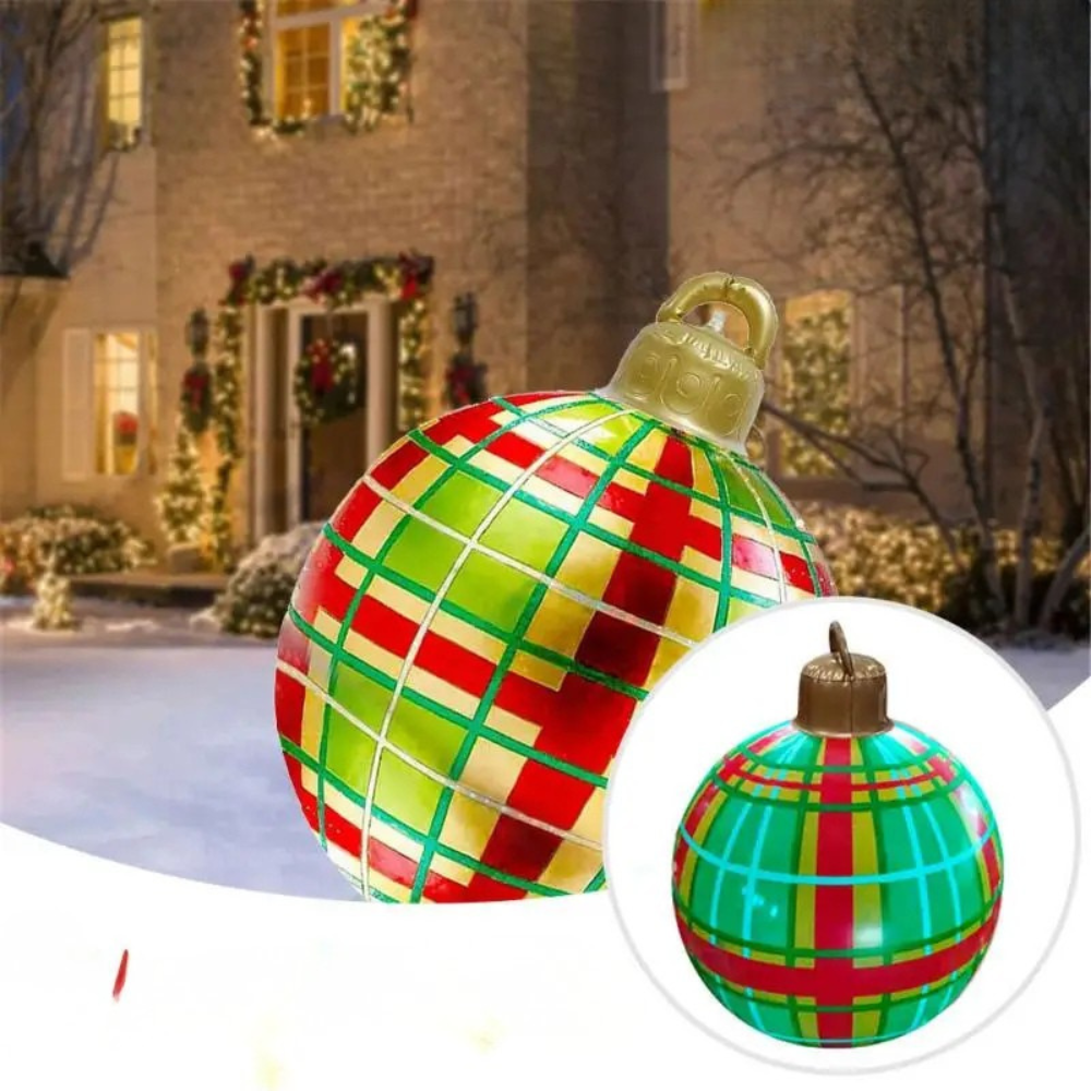 Inflatable Christmas Decoration | Outdoor Ornament Ball Display